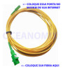 Cordao Optico Sc/apc-sc/apc-2 Mt Extensao Emenda De Modem 1