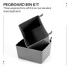 Kit De Compartimento Pegboard De 10 Peças, Cesta De Peças De 5