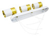 Aplique 3 Luces Blanco Dorado Pared-techo Lh-3533 5