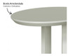 Mesa Lateral Em Mdf 60 Cm Off White Tb604ww Dalla Costa 2