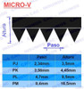 Correa Micro-v 160j / 405j X8 Cúspides Pix 3