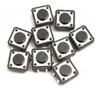 X100 Push Boton Pulsador Tact Switch Touch 12x12x4.3 Mm 0