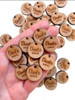 Combo 50 Dijes 2cm 10 Superheroes 15cm Mdf 1