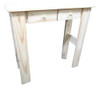 Mesa De Arrime O Tocador Recta 80x30cm En Madera De Pino 0