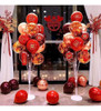 4 Soportes De Columna Para 13 Globos Para Fiesta 1.3m 1