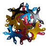 Base Metal Backing Frames Azul P/ Shape - Skate Longboard 2