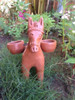 Burrinho Enfeite Jardim Artesanato Casa Decoração Elegante 5