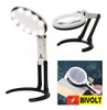 Lupa Mesa Bancada Eletrônica Articulada 10 Led Bivolt/pilhas 1