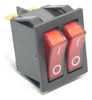Llave Tecla Doble Con Luz 2x1 Polo 15a 250v On-off 28.4x22mm 2 Llave Tecla Doble Con Luz 2x1 Polo 15a 250v On-off 28.4x22mm 2