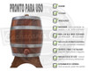 Barril Envelhecer Pinga Vinho Cabreúva Vertical 2 Litros 3