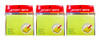 Taco Notas Autoadhesivas X3 Un Fluo Asb 76x100mm 100 Hojas 0