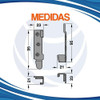 Herraje Para Cama Enganche Galvanizado 95 Mm Hafele Cima C 1