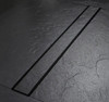 Desagüe De Ducha Lineal Negro Mate 70cm Apto Para Revestir 2