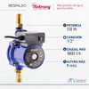 Bomba Presurizadora 1-2 Baños + Teflon - Vasser 117 Watts 1
