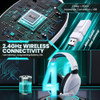 Auriculares Inalámbricos Wolf Laws Con Micrófono Para Ps5 Y 1