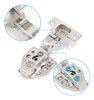 Bisagra 3d Codo 9 Cierre Suave Clip Base X 2 Unidades 1