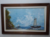 1318- Alcy Vianna Ost 90x60cm Com Moldura - Marinha. 3