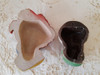 2 Figuras De Rostro De Oriente  En Yeso Relieves Para Colgar 1