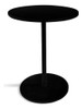 Mesa De Canto Lateral Redonda Sala Mdp Albany Preto 0