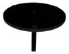 Mesa De Canto Lateral Redonda Sala Mdp Albany Preto 4
