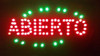 Cartel Luminoso Led Con Movimiento Abierto 1