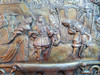 Cofre De Bronce Macizo C/escena Galante En Alto Relieve 3