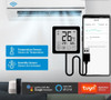 Termostato Tactil Wifi Ir P/ Aire Acondicionado Tuya Display 5