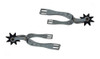 Espuelas De Hierro Con Ojal Cromada ( El Par) 1