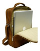 Piel Leather Laptop Shoulder Bag Saddle One 2