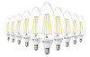 Sunco Lighting Paquete De 10 Bombillas Led Para Candelabros 0