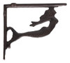 Brasstar Rustic Cast Iron Nautical Mermaid Shelf Brackets Wr 0