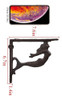 Brasstar Rustic Cast Iron Nautical Mermaid Shelf Brackets Wr 2