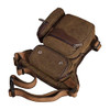 Bolso De Pierna De Lona Para Viajes Senderismo. Khaki 13 5
