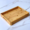 Bandeja Rectangular Bambu Largo 33cm X Ancho 25cm X Alto 5cm 0