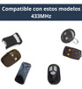 5 Control Remoto 433mhz Copiador Porton Alarmas Con Pila 6