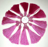 Kit 100un Tassel Poliester Pink Tendencia Para Artesanato 2