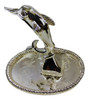 Porta Anillos Exhibidor Delfin Metalico Con Baño De Plata 0