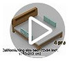 Riel De Cama Para Niños Pequeños, 4 Piezas De 6
