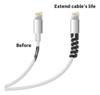 Protector De Cable Flexible Para Lineas De Datos 20un 2