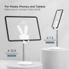 Soporte Para Telefono Celular Ajustable - Conejo Blanco 1
