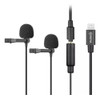 Microfone Lapela Duplo Para iPhone Lightning Boya By-m2d 0