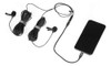 Microfone Lapela Duplo Para iPhone Lightning Boya By-m2d 2