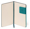 Cuaderno Legami 192 Hojas Rayadas 13x21cm Verde - Mosca 1