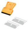 Scraper Plastico Polarizado Oferta Yellow +  2 Repuestos 0
