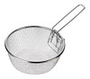 Canasto Freidor Redondo Mango Plegable Acero Inox 22 Cm 0