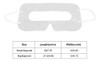 100 Unidades De Máscara Vr Descartável Universal Branca Não 6