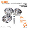 Marmita Brogas 2 Personas Mochilero Camping Set De Cocina 8p 1