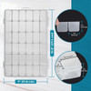 Organizador De Plástico Transparente Con 36 Compartimentos 1