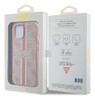 Protector Guess Para iPhone 15 Stripes Rosado 7