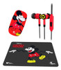 Mousepad Xtech + Mouse Inalambrico + Auricular Mickey Disney 0